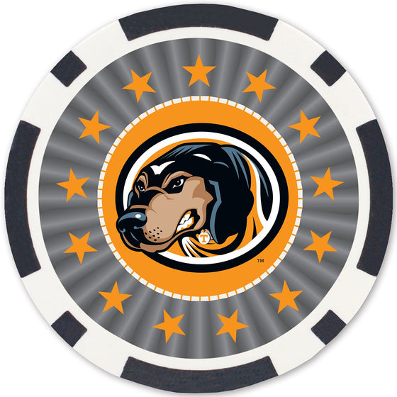 Tennessee Volunteers 100 Piece Poker Chips - 757 Sports Collectibles