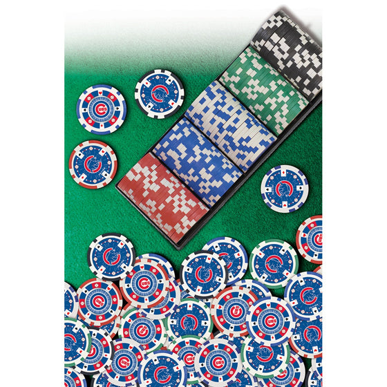 Chicago Cubs 100 Piece Poker Chips - 757 Sports Collectibles