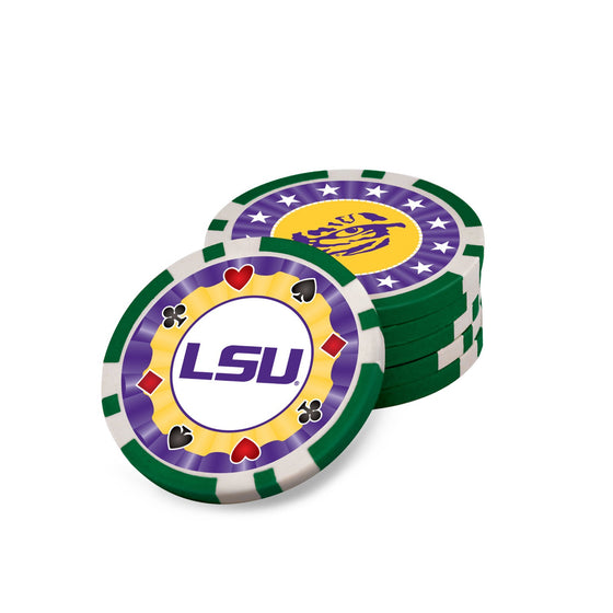 LSU Tigers 300 Piece Poker Set - 757 Sports Collectibles