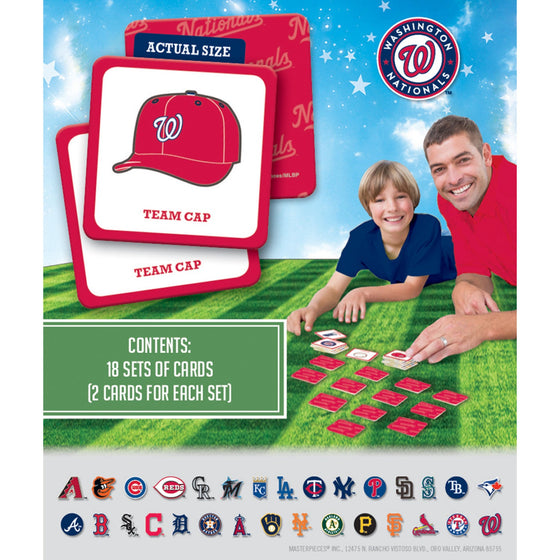 Washington Nationals Matching Game - 757 Sports Collectibles