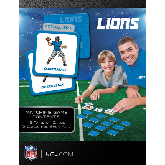 Detroit Lions Matching Game - 757 Sports Collectibles