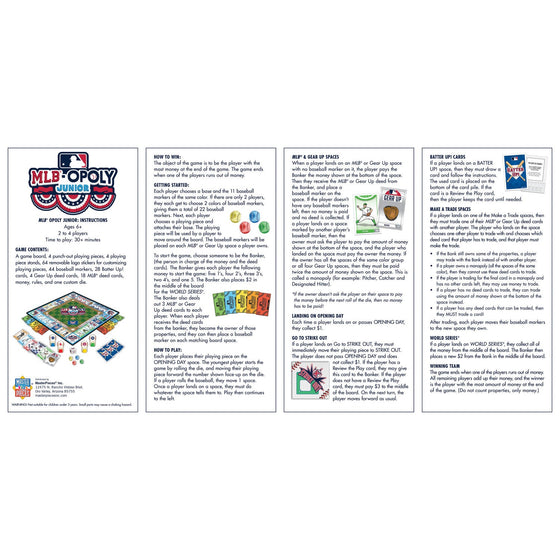 MLB Opoly Junior - 757 Sports Collectibles