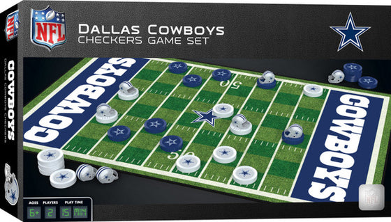 Dallas Cowboys Checkers NFL Board Game - 757 Sports Collectibles