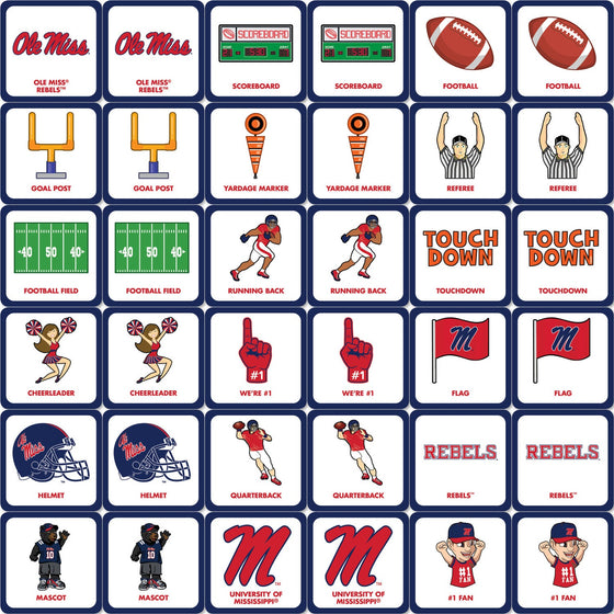 Ole Miss Rebels Matching Game - 757 Sports Collectibles