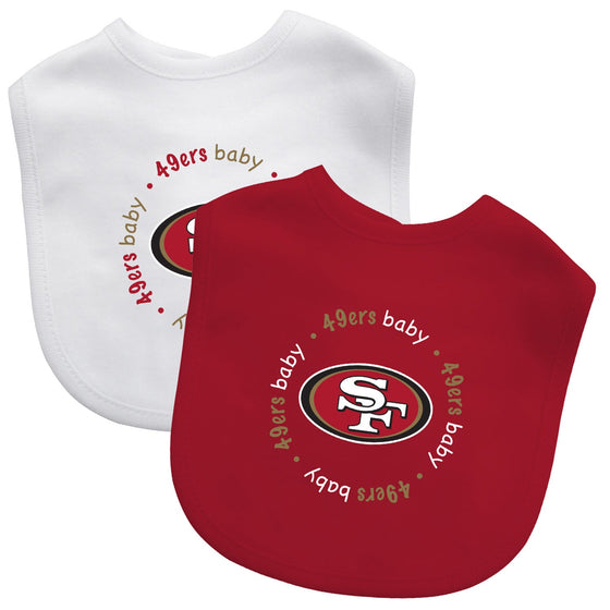 San Francisco 49ers - Baby Bibs 2-Pack - 757 Sports Collectibles