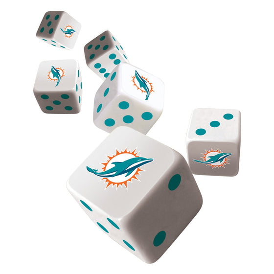 Miami Dolphins Dice Set - 757 Sports Collectibles