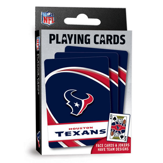 Houston Texans Playing Cards - 54 Card Deck - 757 Sports Collectibles