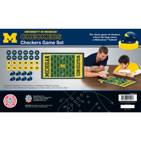 Michigan Wolverines Checkers - 757 Sports Collectibles