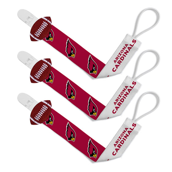 Arizona Cardinals - Pacifier Clip 3-Pack - 757 Sports Collectibles