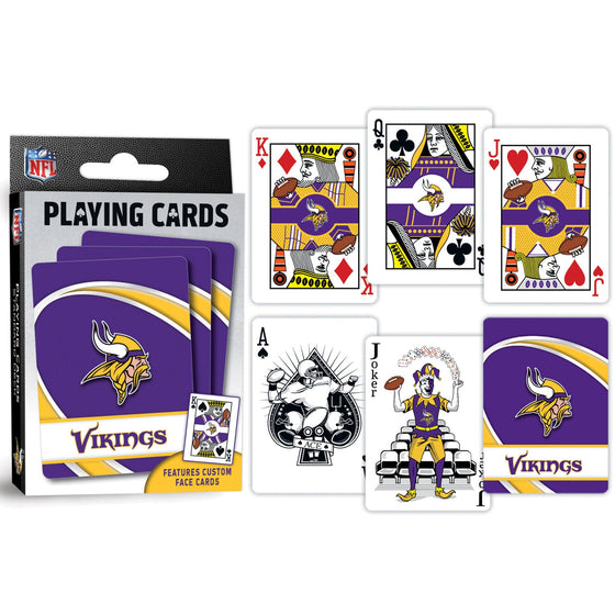 Minnesota Vikings Playing Cards - 54 Card Deck - 757 Sports Collectibles