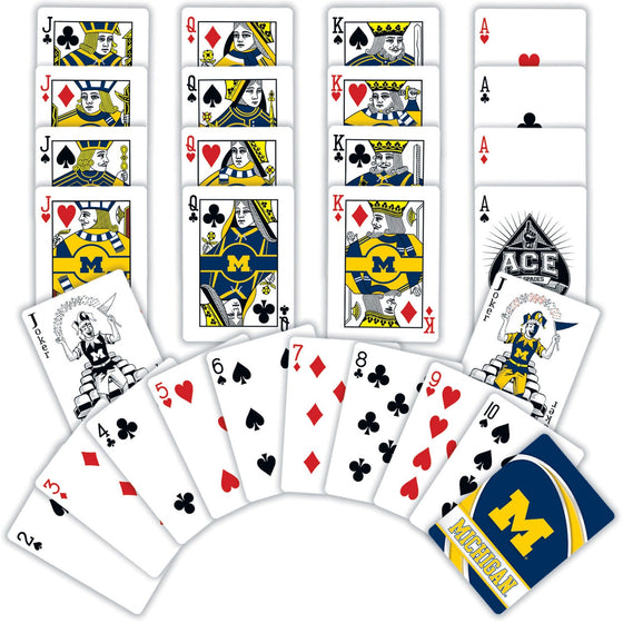 Michigan Wolverines Playing Cards - 54 Card Deck - 757 Sports Collectibles