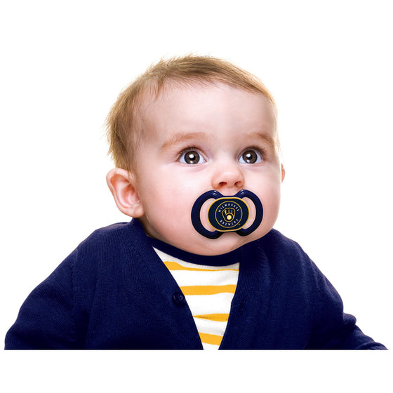 Milwaukee Brewers - Pacifier 2-Pack - 757 Sports Collectibles