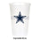 Dallas Cowboys Plastic Cup, 20Oz, 8 ct - 757 Sports Collectibles