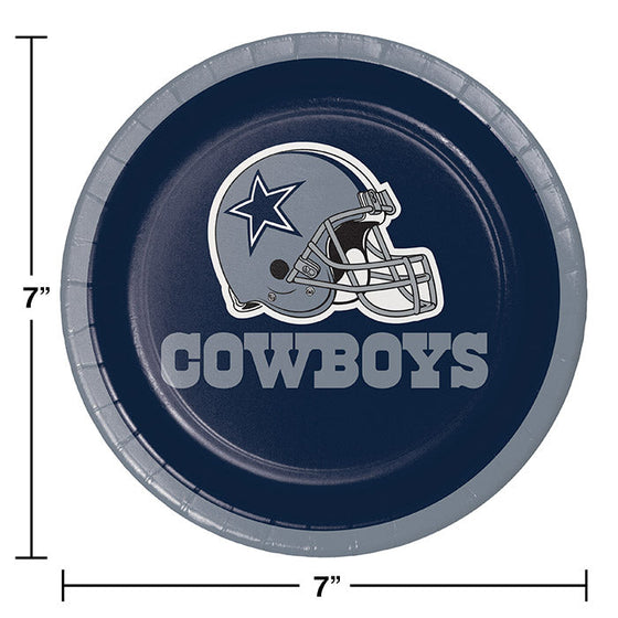 Dallas Cowboys Dessert Plates, 8 ct - 757 Sports Collectibles