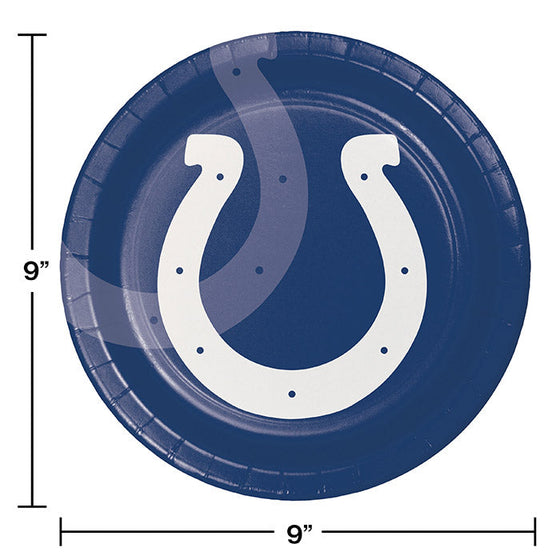 Indianapolis Colts Paper Plates, 8 ct - 757 Sports Collectibles