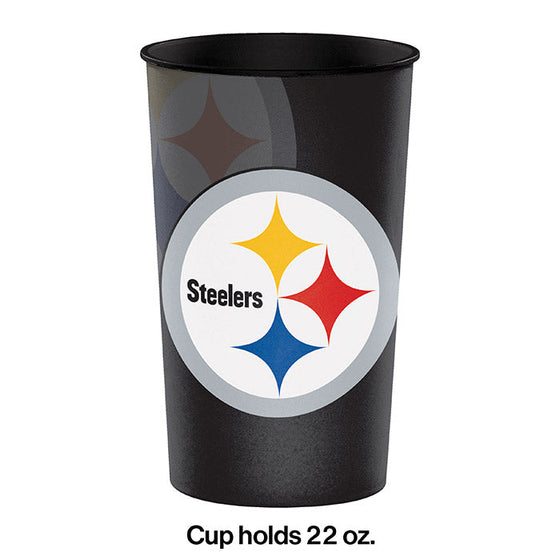 Pittsburgh Steelers Plastic Cup, 22 Oz - 757 Sports Collectibles