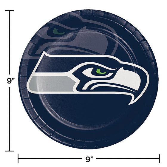 Seattle Seahawks Paper Plates, 8 ct - 757 Sports Collectibles