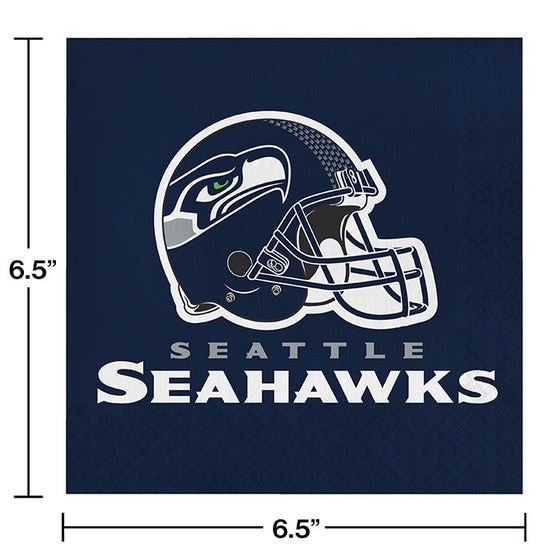 Seattle Seahawks Napkins, 16 ct - 757 Sports Collectibles