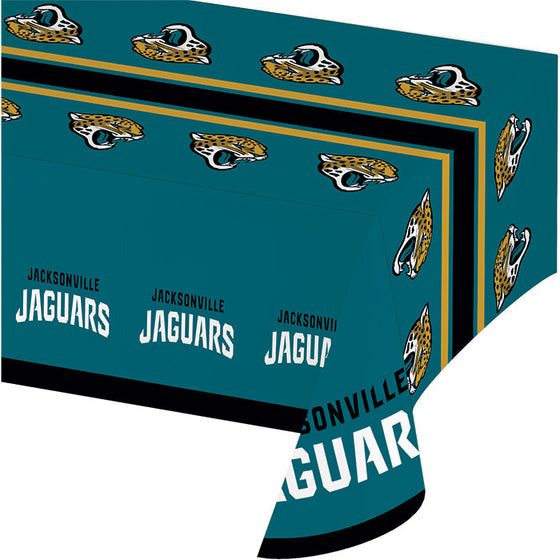 Jacksonville Jaguars Plastic Table Cover, 54" X 102" - 757 Sports Collectibles