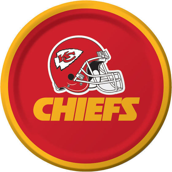 Kansas City Chiefs Dessert Plates, 8 ct - 757 Sports Collectibles