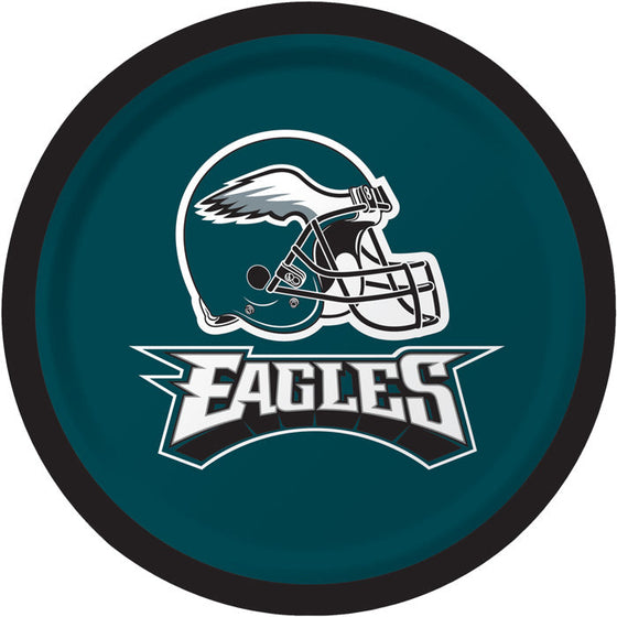 Philadelphia Eagles Dessert Plates, 8 ct - 757 Sports Collectibles