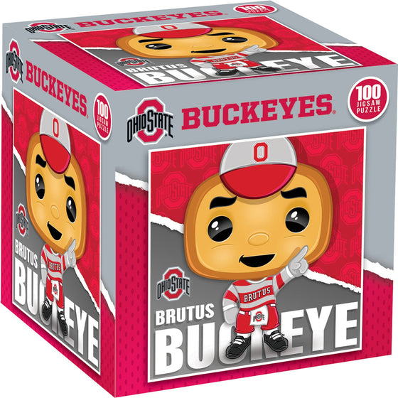 Brutus - Ohio State Buckeyes Mascot 100 Piece Jigsaw Puzzle - 757 Sports Collectibles