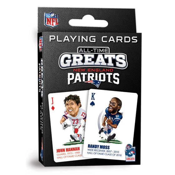 New England Patriots All-Time Greats Playing Cards - 54 Card Deck - 757 Sports Collectibles