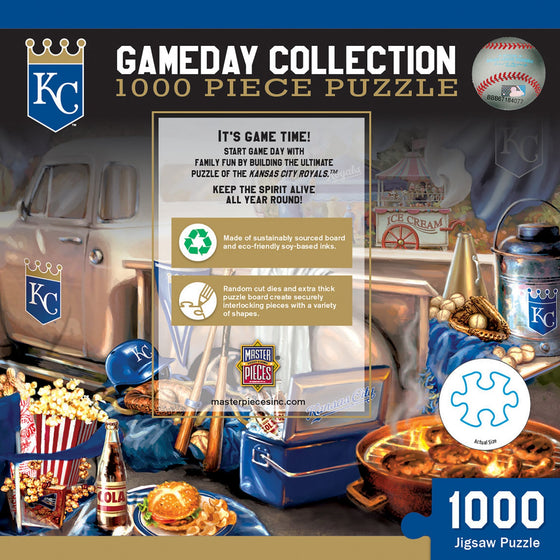 Kansas City Royals - Gameday 1000 Piece Jigsaw Puzzle - 757 Sports Collectibles