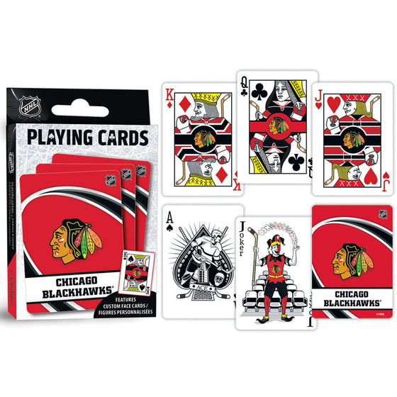 Chicago Blackhawks Playing Cards - 54 Card Deck - 757 Sports Collectibles