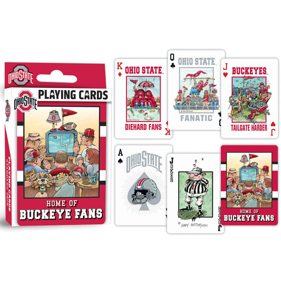 Ohio State Buckeyes Fan Deck Playing Cards - 54 Card Deck - 757 Sports Collectibles