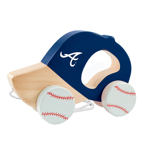 Atlanta Braves - Push & Pull Baby Toy - 757 Sports Collectibles