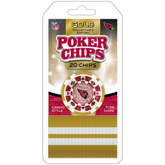 Arizona Cardinals 20 Piece Poker Chips - 757 Sports Collectibles