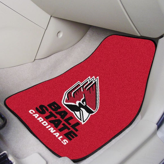 Ball State Carpet Car Mat Set