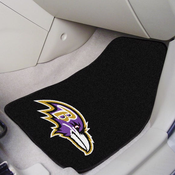 Baltimore Ravens Carpet Car Mat Set