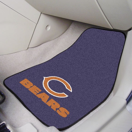 Chicago Bears Carpet Car Mat Set