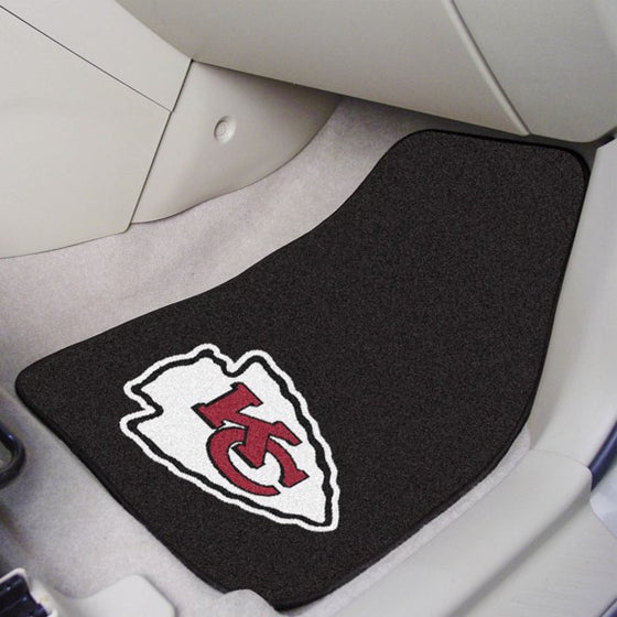 Kansas City Chiefs Carpet Car Mat Set