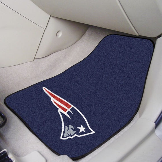 New England Patriots Carpet Car Mat Set