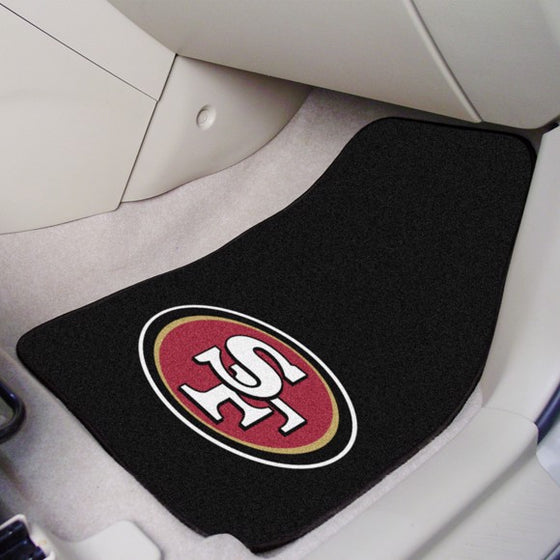 San Francisco 49ers Carpet Car Mat Set