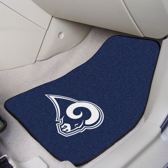 Los Angeles Rams Carpet Car Mat Set