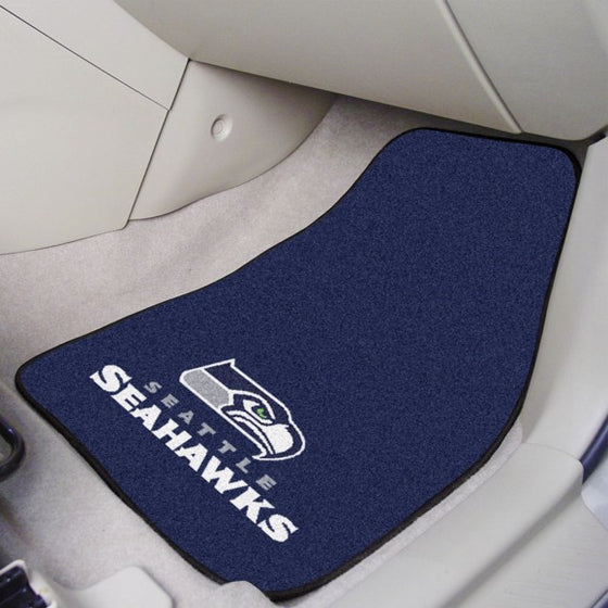 Seattle Seahawks Carpet Car Mat Set