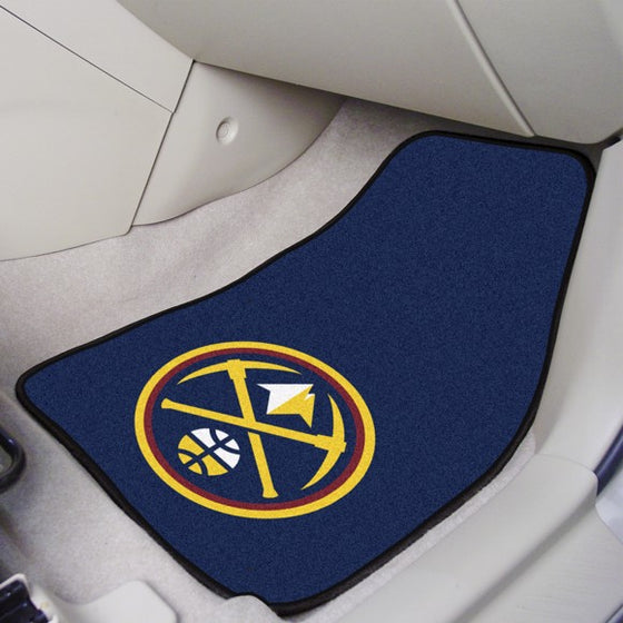 Denver Nuggets Carpet Car Mat Set