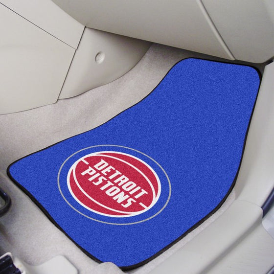 Detroit Pistons Carpet Car Mat Set