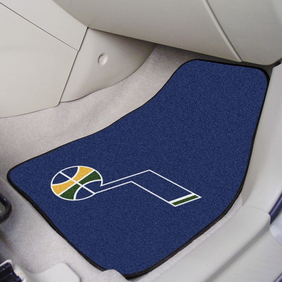 Utah Jazz Carpet Car Mat Set