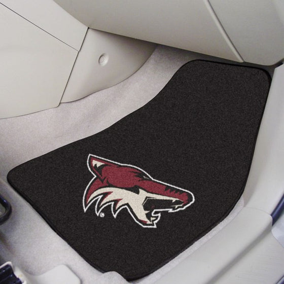 Arizona Coyotes Carpet Car Mat Set