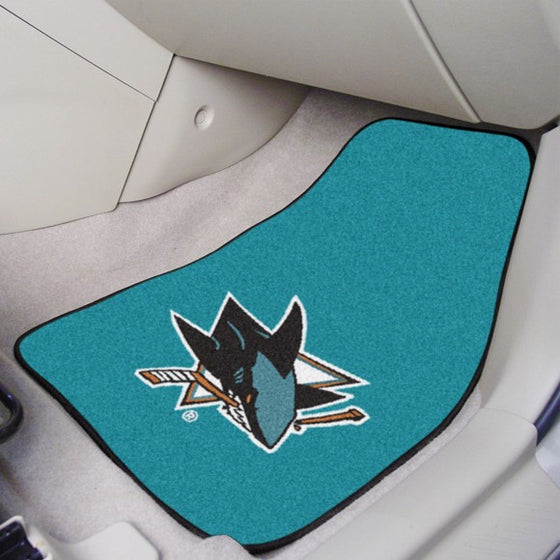 San Jose Sharks Carpet Car Mat Set