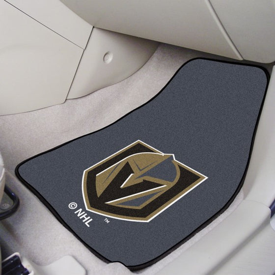 Vegas Golden Knights Carpet Car Mat Set