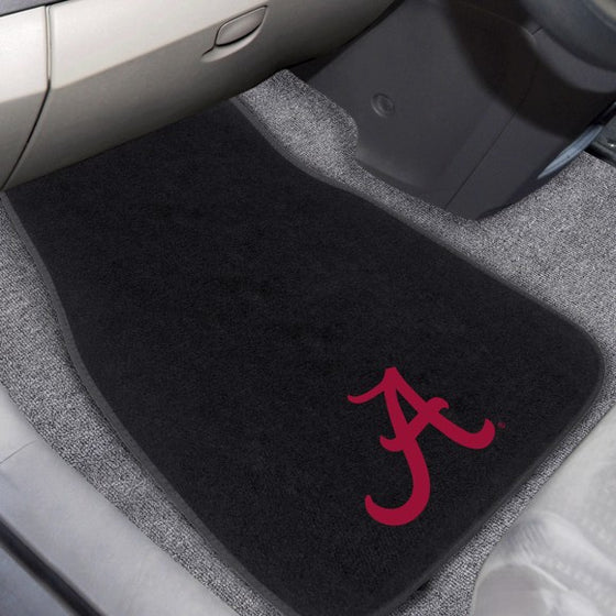 Alabama Embroidered Car Mat Set