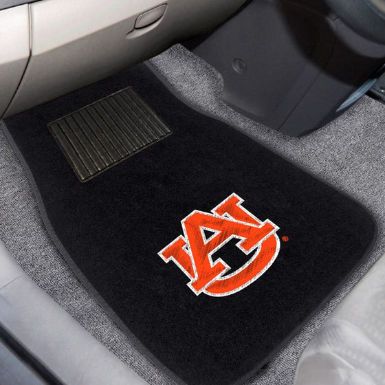 Auburn Embroidered Car Mat Set