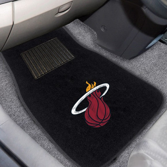 Miami Heat Embroidered Car Mat Set