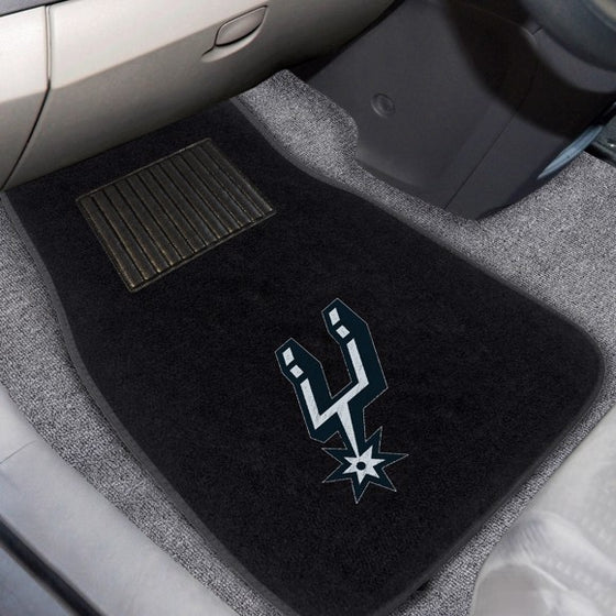 San Antonio Spurs Embroidered Car Mat Set